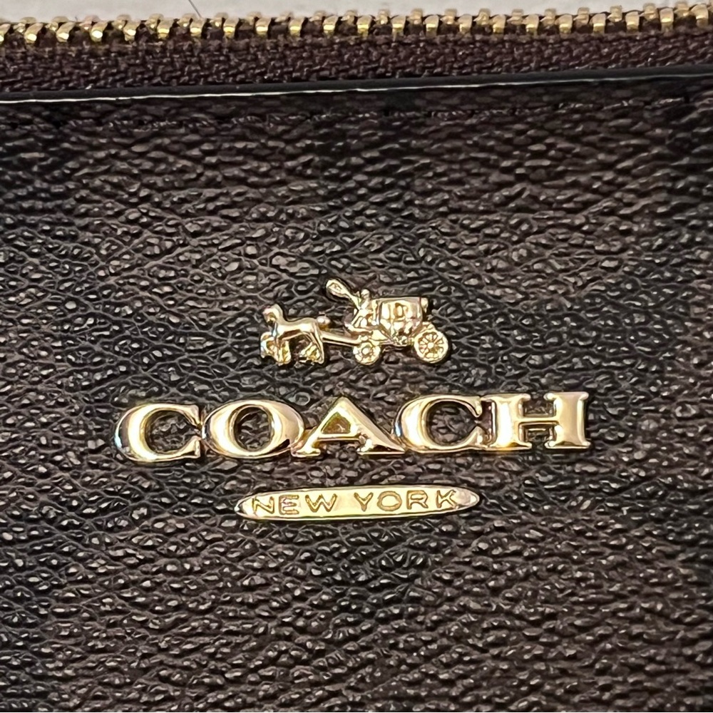 NWOT Coach North South Crossbody in Signature Brown/ Black - Picture 2 of 13